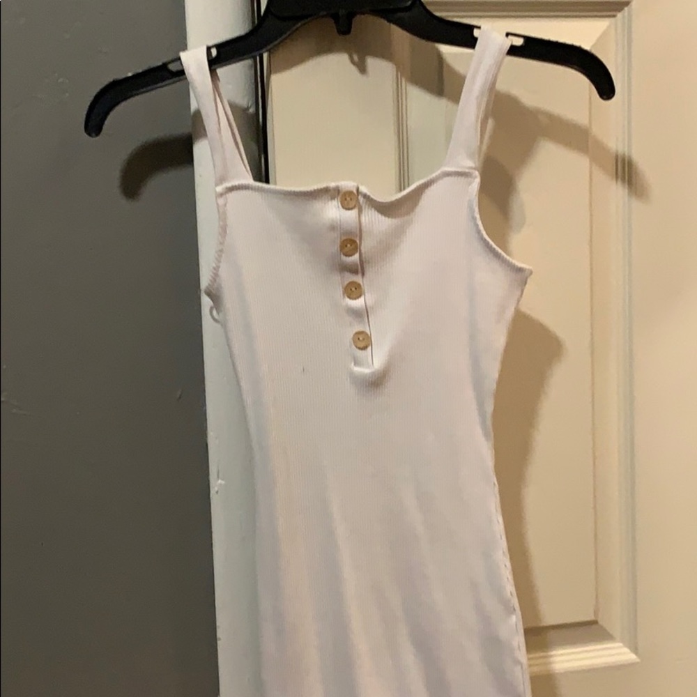 SKIN TIGHT DRESS WITH BUTTONS